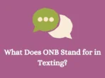 ONB Meaning